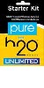 H2O Pure GSM Unlimited Talk & Text Starter Kit