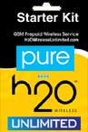 BuyH2O Pure GSM Unlimited Talk & Text Starter Kit on Long Distance Post Webstore