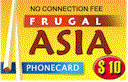 Frugal Asia phone card